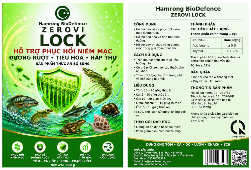 CÔNG DỤNG ZEROVI LOCK